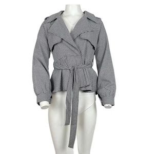 Houndstooth Jacket Black / White